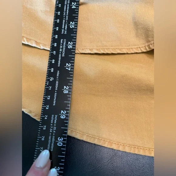 Aerie Mustard Button Down Shirt size M (oversized). - Picture 13 of 13